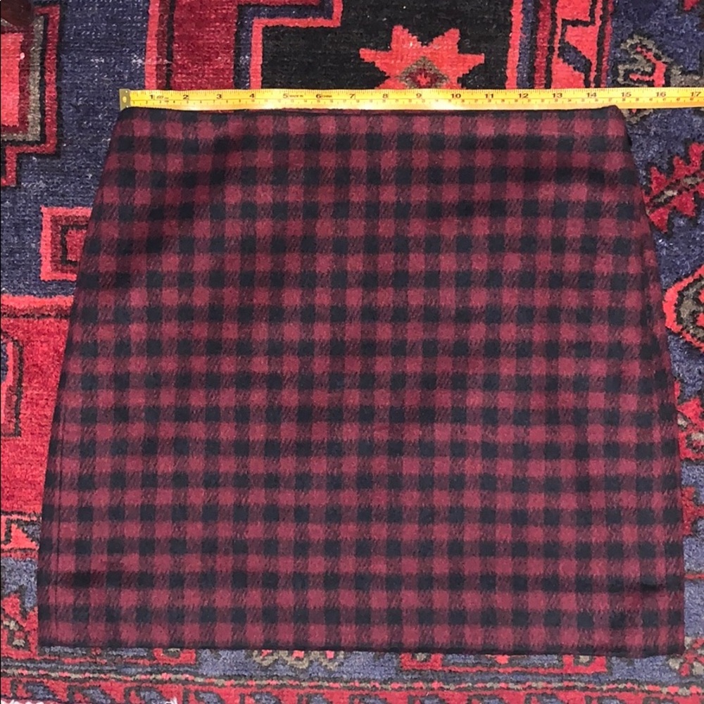 Madewell Buffalo check skirt